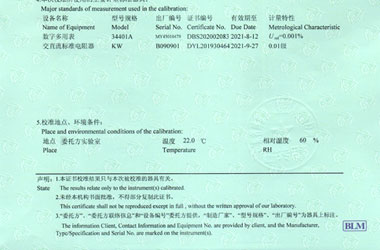 电学麻豆最新网址证书报告说明页图片